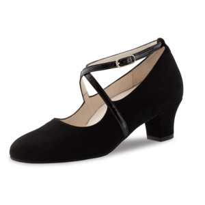Werner Kern Mujeres Zapatos de Baile Tabea - Ante Negro - 4,5 cm [UK 4,5]