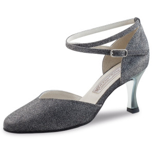 Werner Kern Ladies Dance Shoes Abby - Brocade Silver