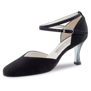 Werner Kern Mulheres Sapatos de Dança Melodie - Camurça Preto - 6,5 cm  - Größe: UK 5