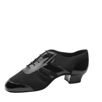 Rummos Hommes Latine Chaussures de Danse Elite Michael 3DL/035 - Noir - 4,5 cm