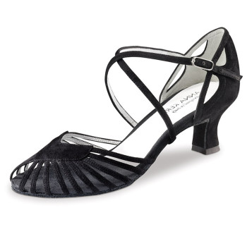 Anna Kern - Femmes Chaussures de Danse 536-50 - Suède Noir - 5 cm [UK 2,5]