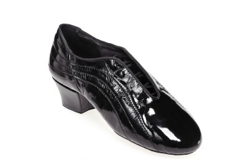 Rummos Hommes Latine Chaussures de Danse Elite Zeus 035 - Noir - 4,5 cm