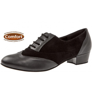 Diamant - Damen Tanzschuhe 063-029-070 - Leder Schwarz