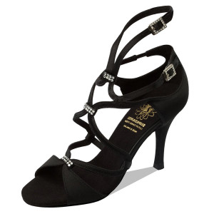 Supadance - Femmes Chaussures de Danse 1062 - Satin Noir