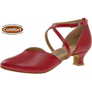 Diamant - Mulheres Sapatos de Dança 107-013-037 - Pele Vermelha