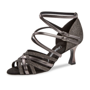 Diamant Damen Tanzschuhe 108-087-521-V - Glitzer/Kunstleder Bronze