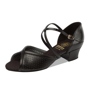 Supadance - Damen Tanzschuhe 1226 - Leder Schwarz [Weit]