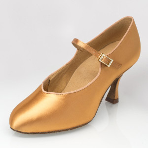 Ray Rose - Ladies Dance Shoes 146 Serengeti - Satin Flesh - Medium - 2" Flare [UK 7]