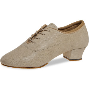 Diamant Damen Trainer Tanzschuhe 185-234-120-A - Veloursleder Beige