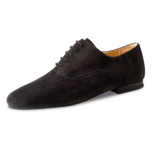 Werner Kern - Hommes Chaussures de Danse 28044 - Suède Noir - 1,5 cm Micro-Heel [UK 8]