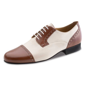 Werner Kern - Men´s Dance Shoes 28051 - Leather Brown/Creme