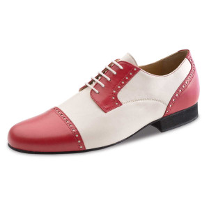 Werner Kern - Men´s Dance Shoes 28051 - Leather Red/Creme