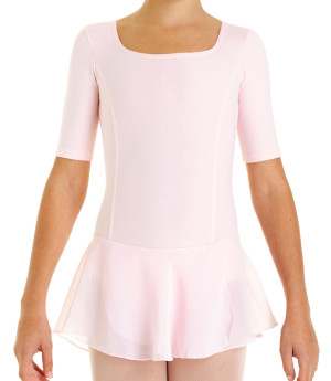 Intermezzo - Mädchen Ballett Body/Trikot mit Rock und Ärmeln kurz 3360 Bodyreto Mc