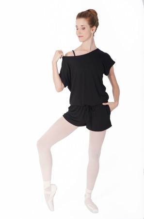 Intermezzo - Ladies Warm-Up Playsuit with sleeves short 4127 Skinshortpoc