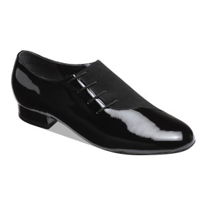 Supadance - Herren Tanzschuhe 6901 - Lack/Nubuk Schwarz