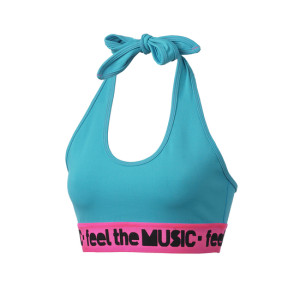 Zumba® - Feel It Halter Bra Top - Waterfall | Final Sale