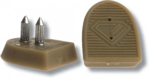 Diamant - Absatzflecke Flare [Beige | 1 Paar]