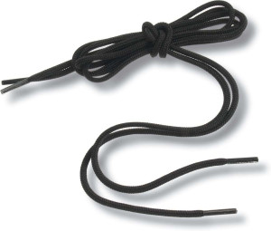 Diamant - Schnürsenkel für Tanzschuhe [1 Paar | Schwarz | 65 cm]