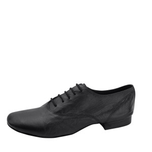Rummos Homens Sapatos de Dança Elite Flexman 001 - Pele Preto