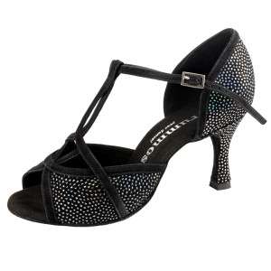 Rummos Ladies Dance Shoes Santigold - Nubuck/Leather GalBlack/Black- 6 cm