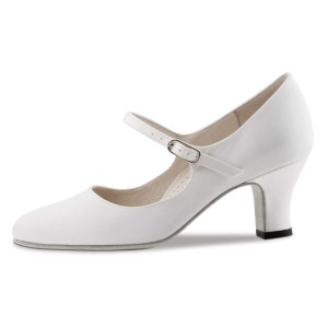 Werner Kern - Mulheres Sapatos de Dança Ashley - Cetim Branco