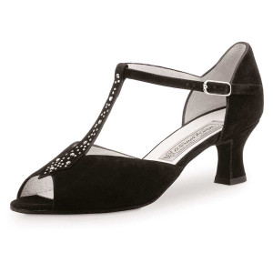 Werner Kern - Mulheres Sapatos de Dança Claudia - Camurça Preto
