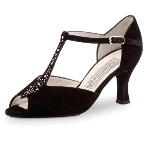 Werner Kern - Ladies Dance Shoes Claudia - Black Suede