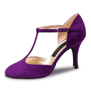 Nueva Epoca - Ladies Dance Shoes Corazon - Suede Viola