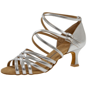 Diamant - Damen Tanzschuhe 108-077-013 - Silber - 5 cm Flare [UK 5,5]
