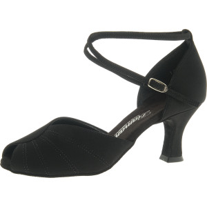 Diamant - Femmes Chaussures de Danse 027-060-040 - Nubuck Noir - 6,5 cm Latino [UK 6,5]