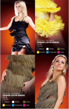 Santoria - Latin Fringe Dress