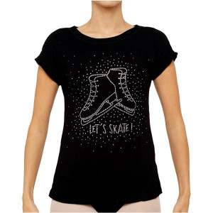 Intermezzo - Ladies Top/Shirt short sleeves with Skating Motif 6479 Cambotbri