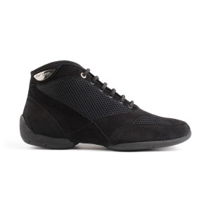 PortDance - Hommes Sneakers PD960 - Nubuck/Mesh Noir