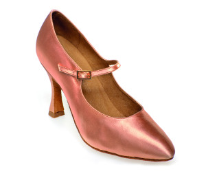 Rummos Ladies Ballrom Dance Shoes R337 - Tan - 6 cm