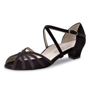4 cm Latin Cuir Noir Werner Kern Hommes Latin Chaussures de Danse 28019
