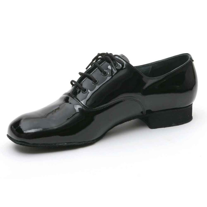 Dancelife - Herren Tanzschuhe 02222 - Lack Schwarz