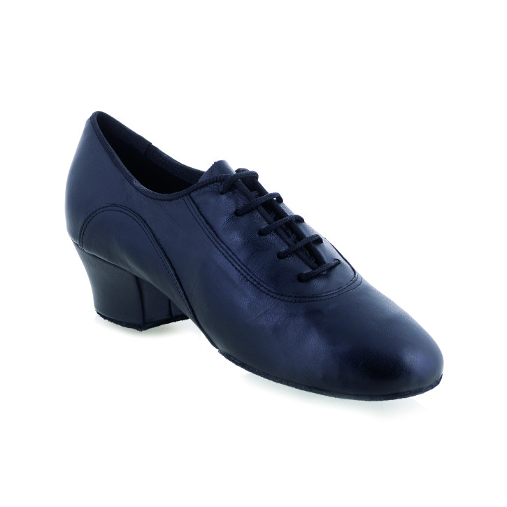 Rummos Hommes Latine Chaussures de Danse R342 - Cuir Noir - 4,5 cm