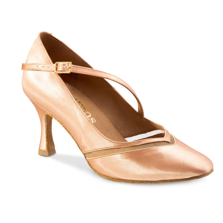 Rummos Ladies Ballrom Dance Shoes R490 - Flesh - 6 cm