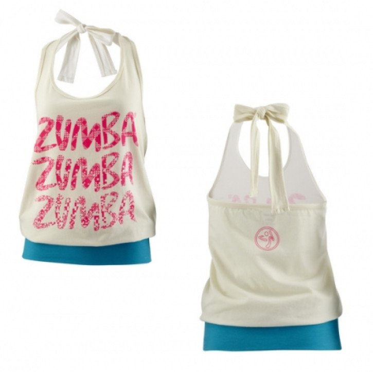 Zumba® Tribe Halter Top - Marshmallow [XL/XXL]