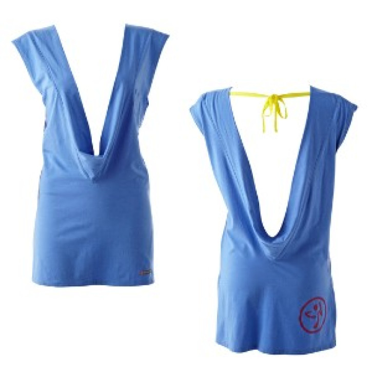 Zumba® - ZP Sleeveless V-Neck - Aspen [Extra Small] Final Sale - No Return