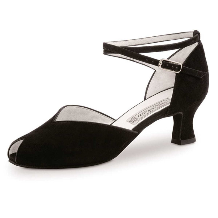 Werner Kern Damen Tanzschuhe Asta 5,5 - Veloursleder