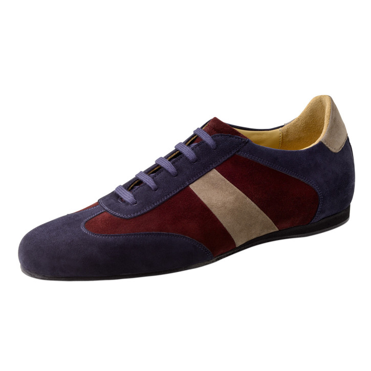 Werner Kern Men´s Dance Shoes 28061 Blue/Red/Beige