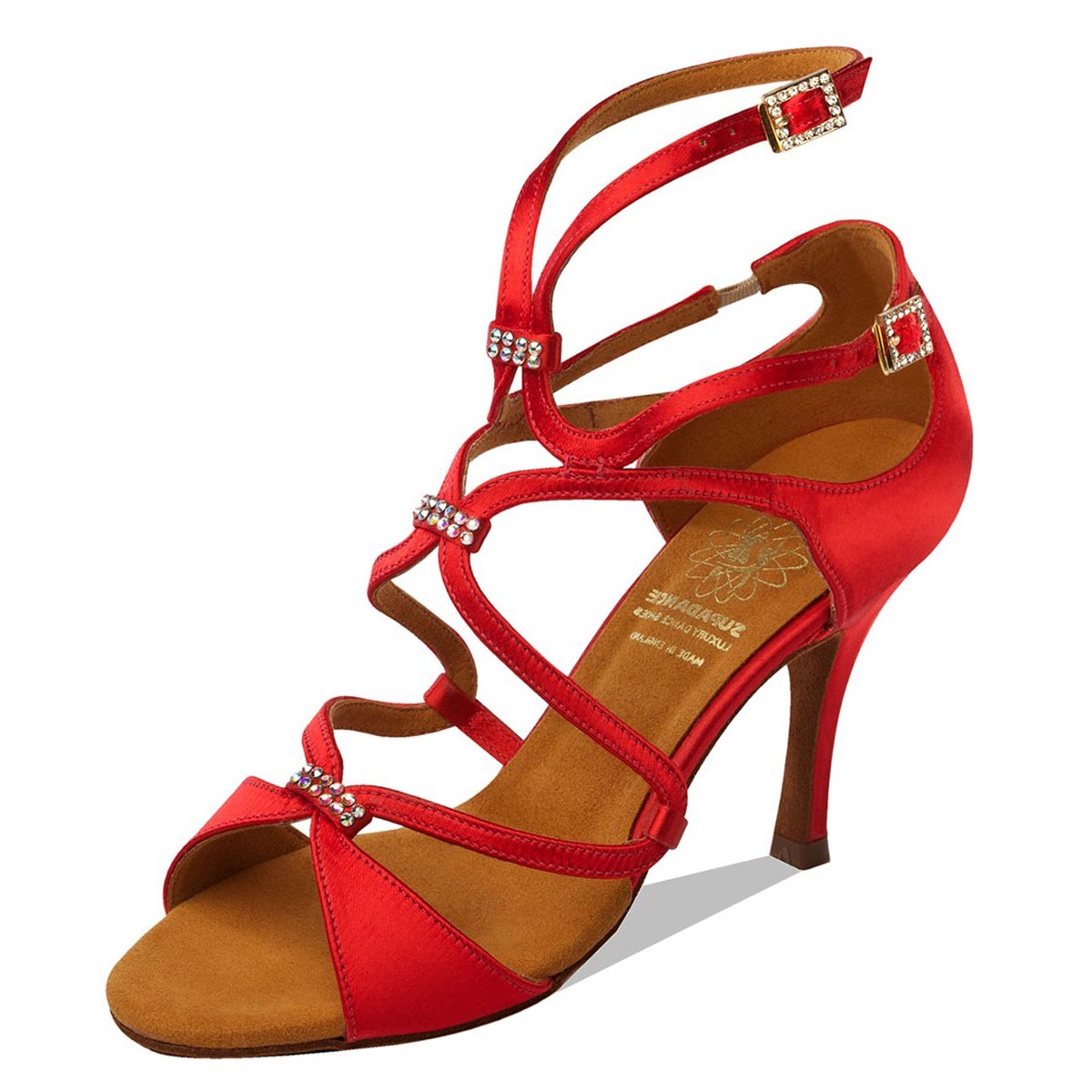 Supadance Women s dance shoes 1062 Satin Red Regular 3 7 62 cm Stiletto UK 4 5 EUR 37 US 7 1062 RS Re 3SH 4.5