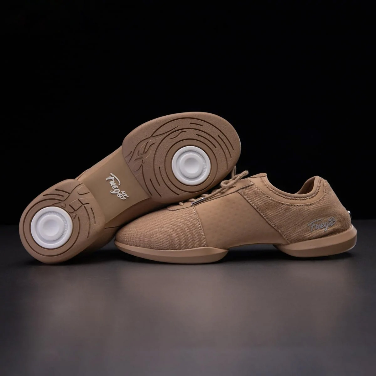 Fuego Unisex Split Sole Dance Sneakers Latte SS LT