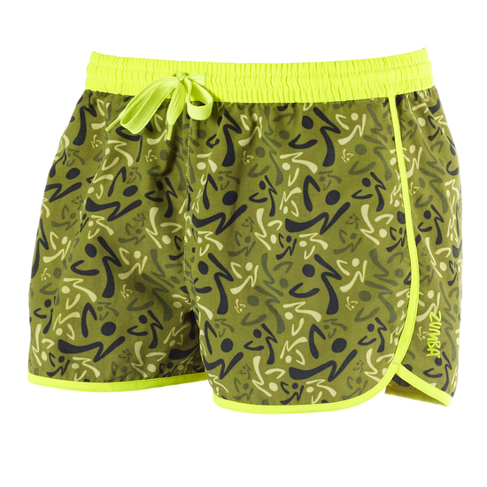Zumba® - Escape Running Shorts - Soldier [Extra Large] Final Sale