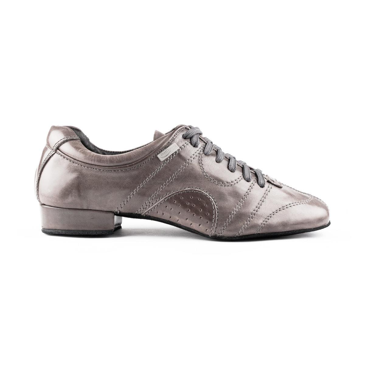 Portdance Mens Dance Shoes PD Casual Leather Light Gray