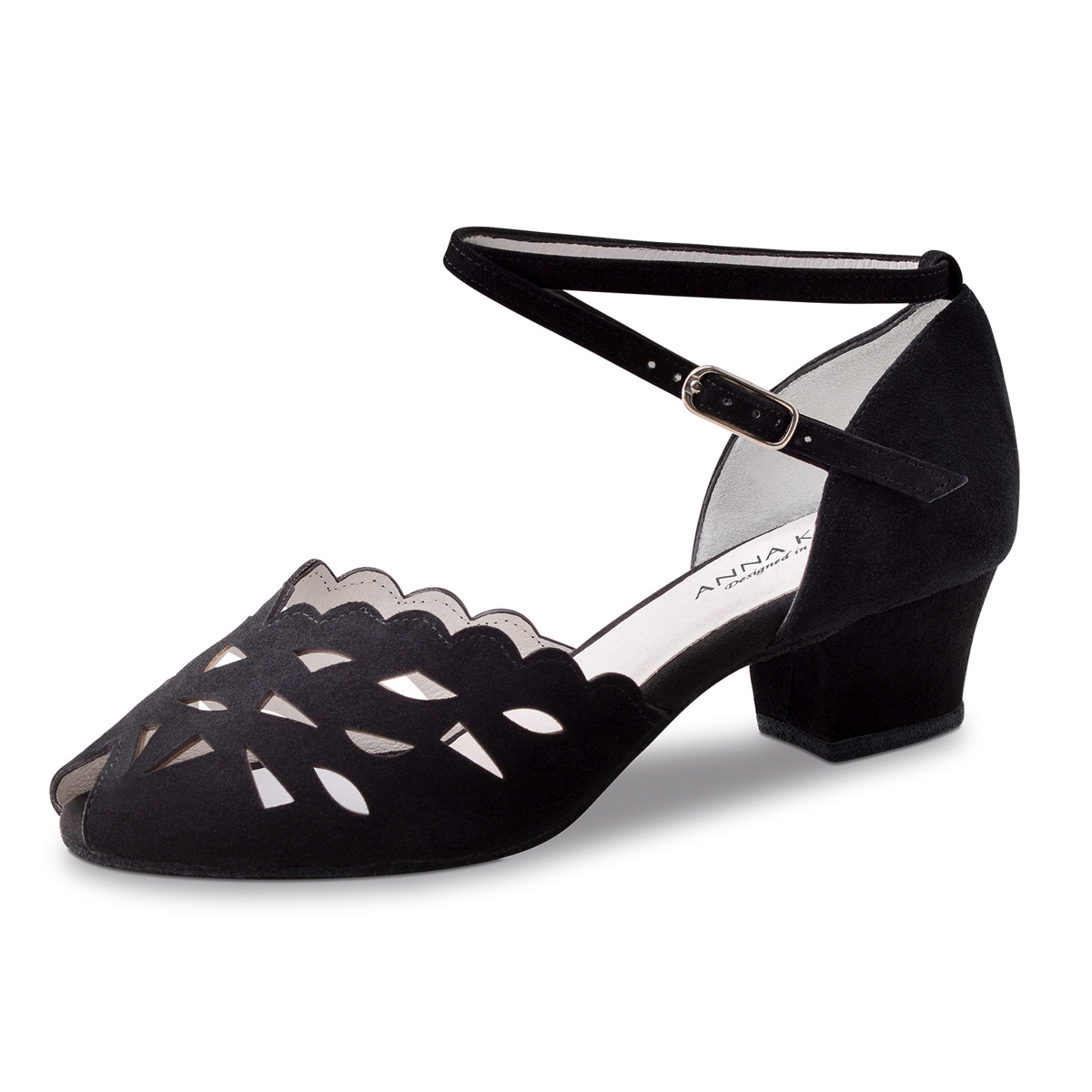 Ante Beige 7,5 cm Stiletto Mujeres Zapatos de Baile 800-75 Anna Kern