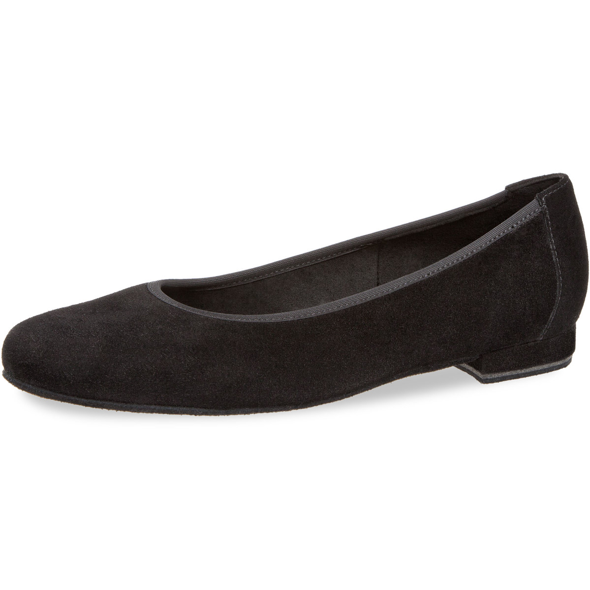 Diamant Dames Ballerinas 175 005 001 Suede Zwart 1 2 cm