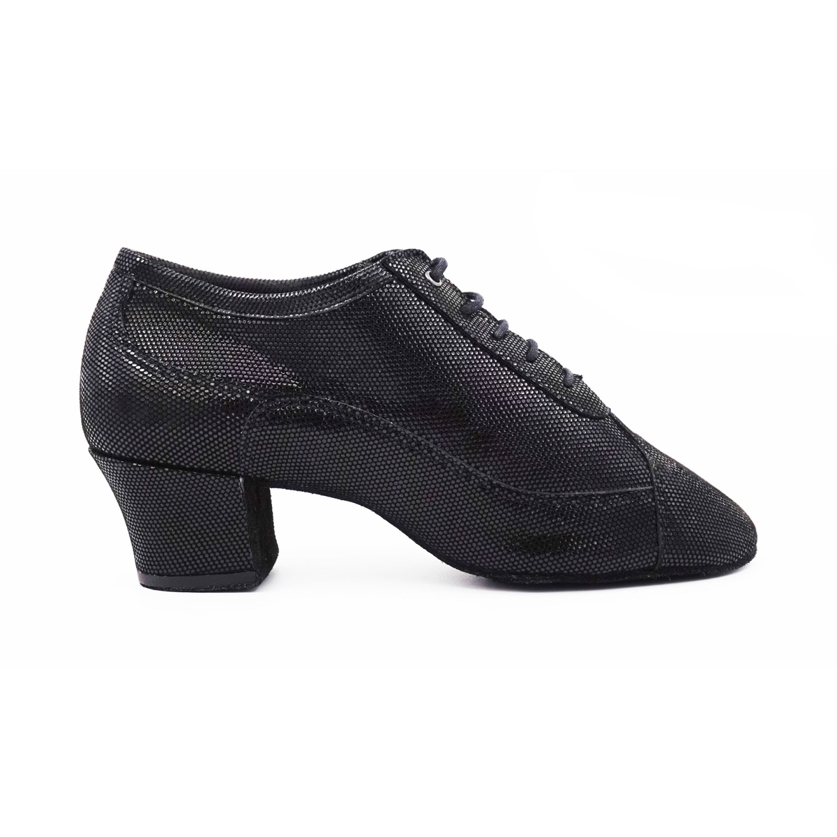 Portdance Scarpe da Ballo Allenamento PD705 Scamosciata Nero 4cm