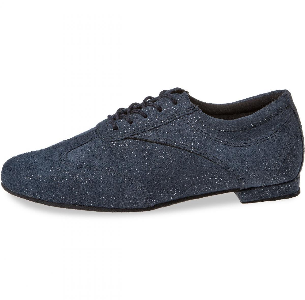 Ladies Dance Shoes 183 005 537 Suede Dark Blue 1 2 cm